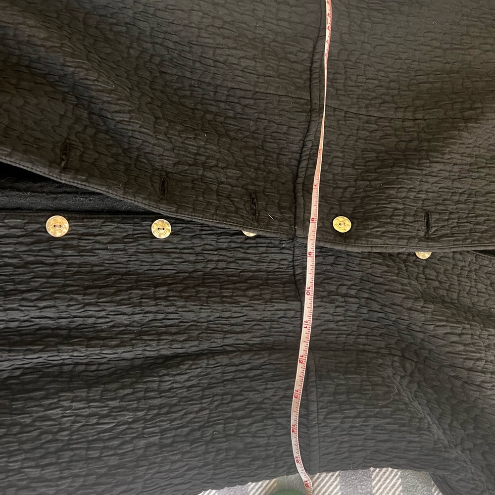 Jill McGowen Black Button-Up Coat - Picture 9 of 12